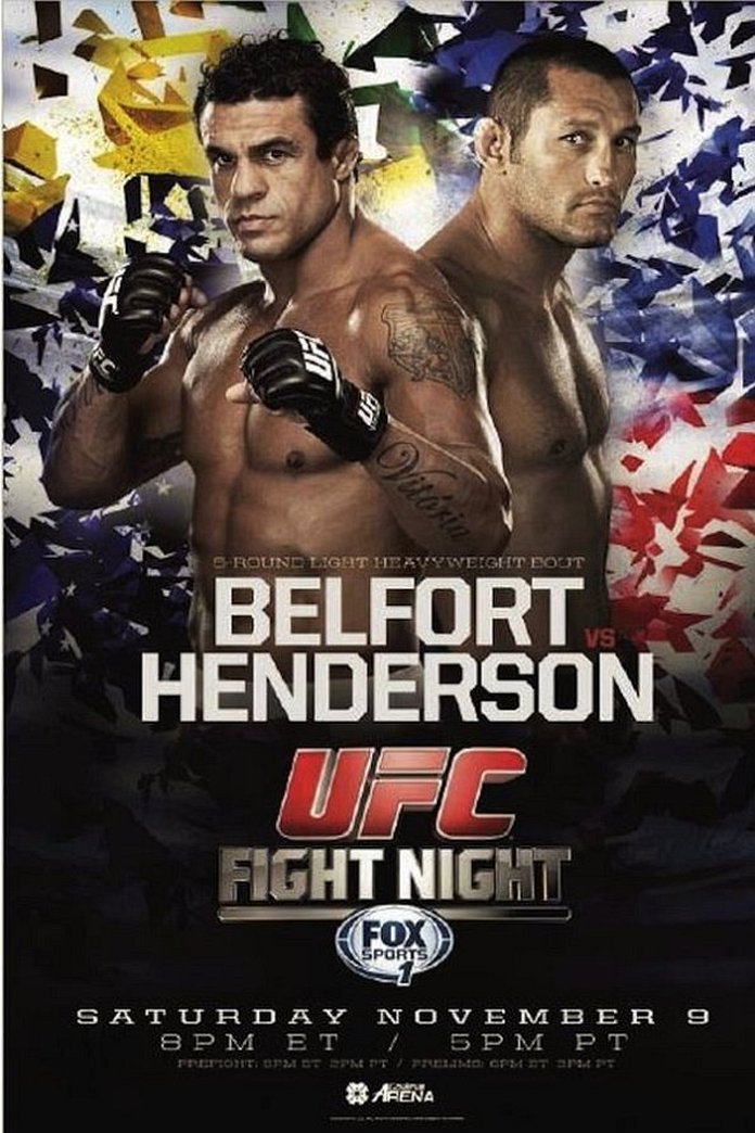 UFC Fight Night 32 results poster