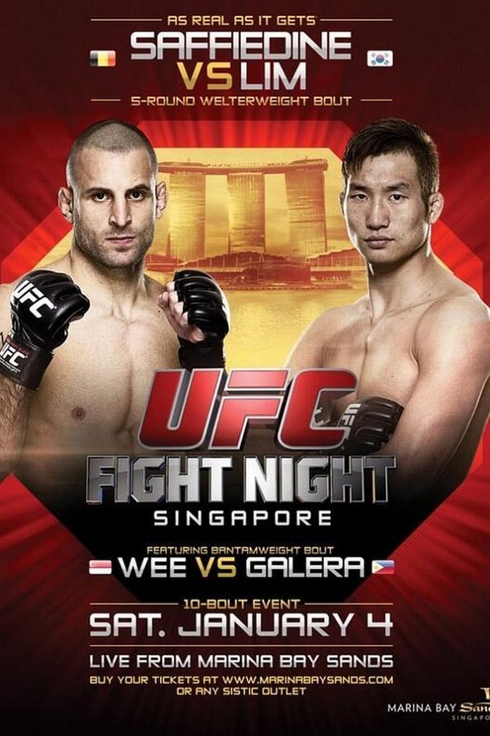UFC Fight Night 34: Saffiedine vs. Lim poster