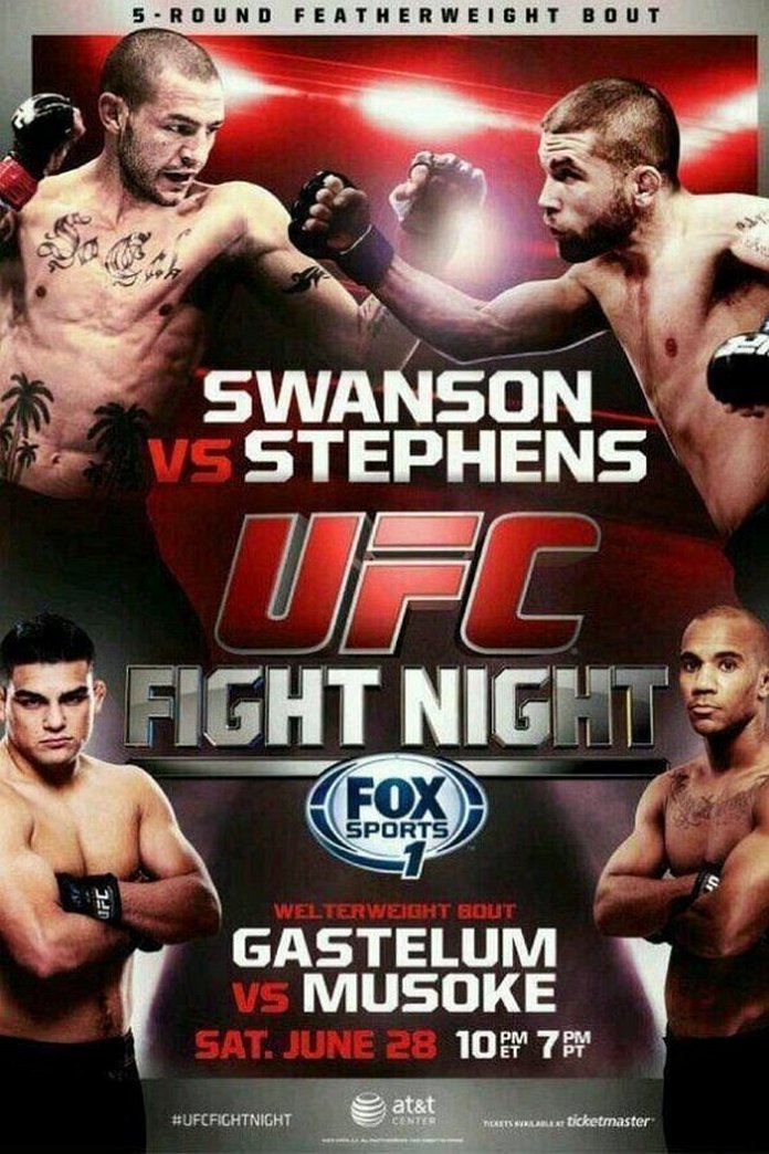 UFC Fight Night 44 results poster