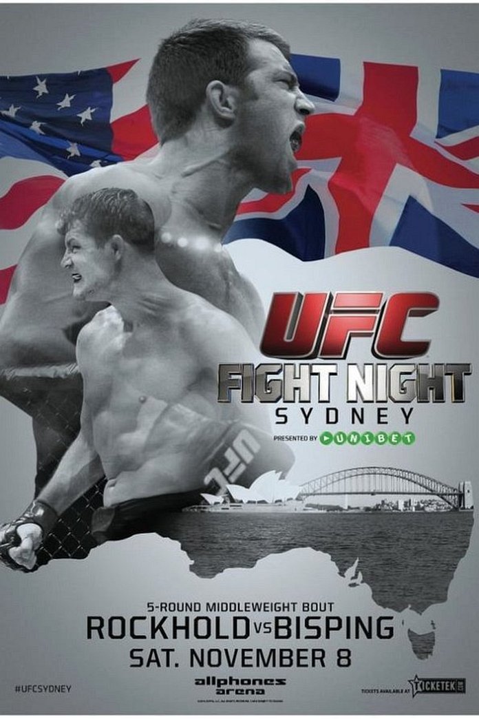 UFC Fight Night 55: Rockhold vs. Bisping poster