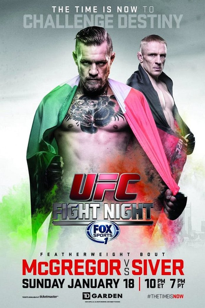 UFC Fight Night 59: McGregor vs. Siver poster