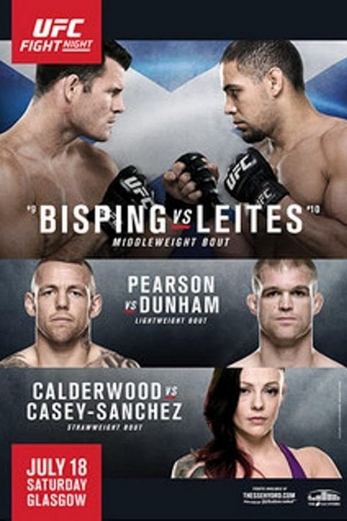 UFC Fight Night 72: Bisping vs. Leites poster