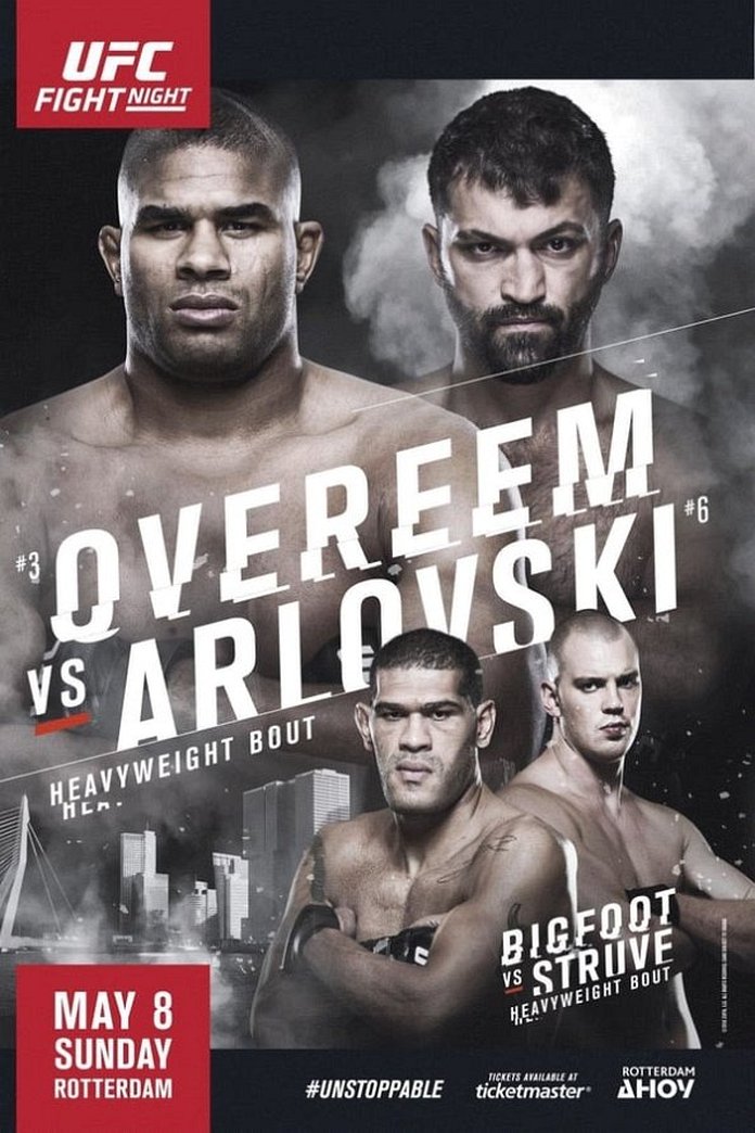 UFC Fight Night 87: Overeem vs. Arlovski poster