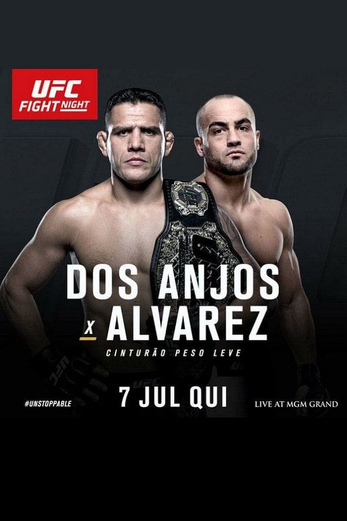 UFC Fight Night 90: Dos Anjos vs. Alvarez poster