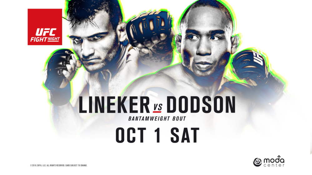 UFC Fight Night 96: Lineker vs. Dodson poster