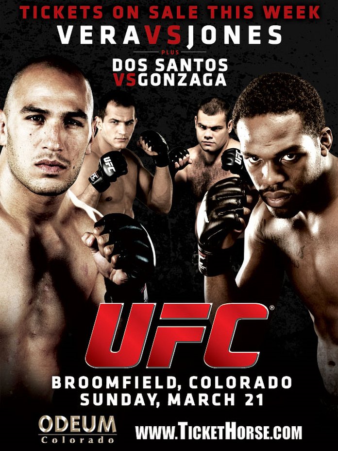 UFC Live 1: Vera vs. Jones poster