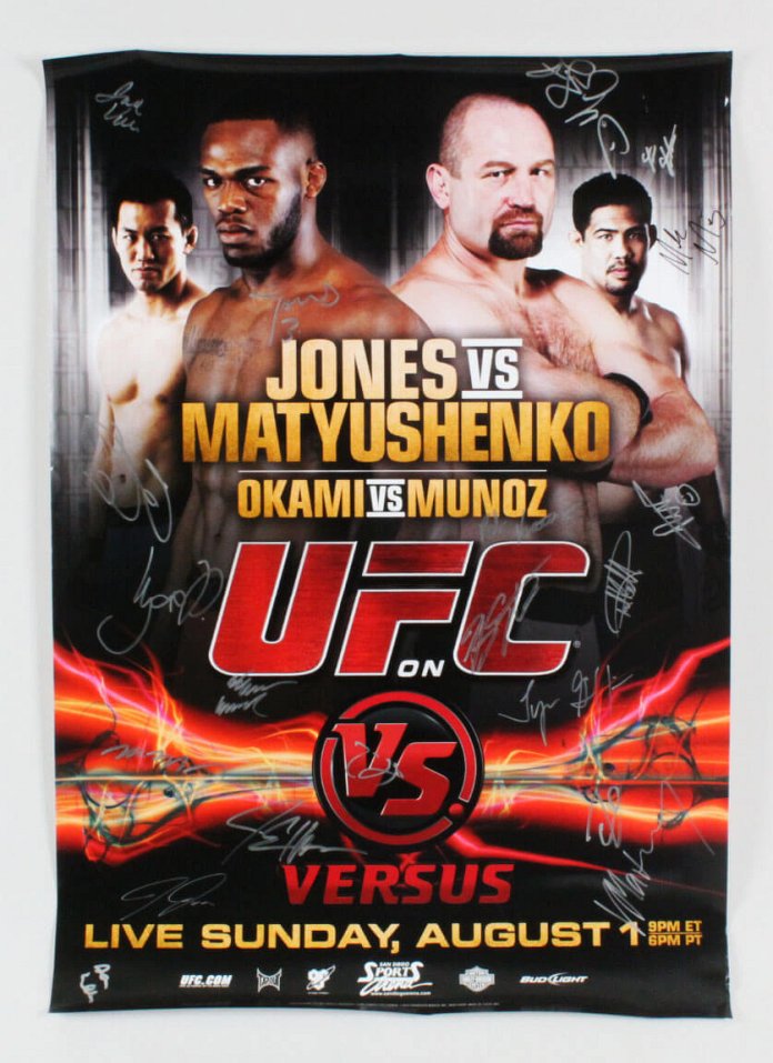 UFC Live 2 results poster