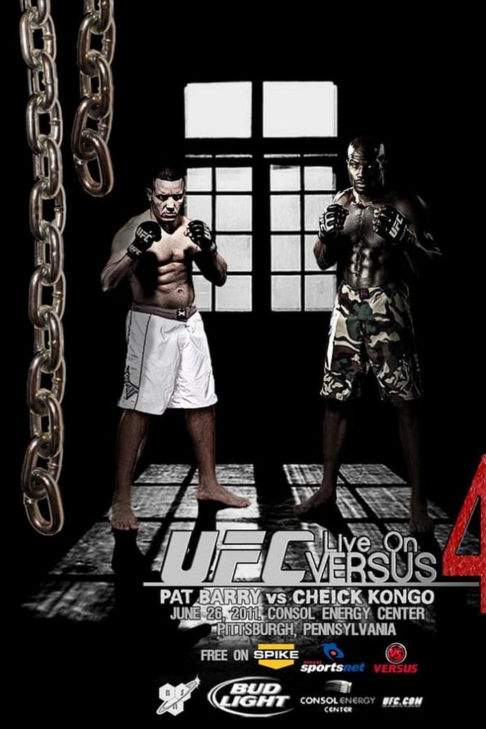 UFC Live 4 results poster