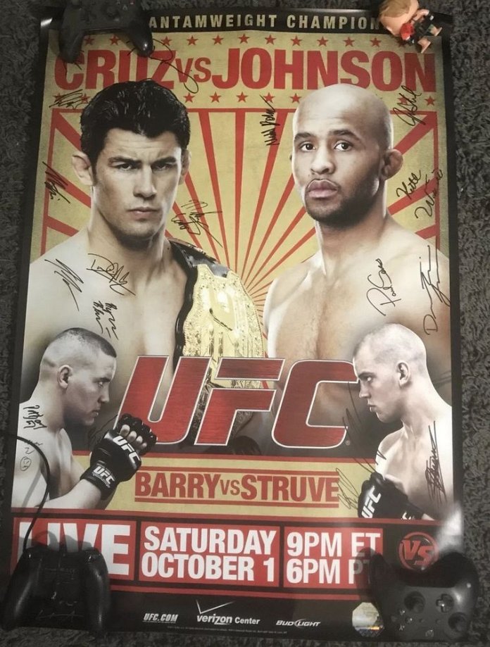 UFC Live 6 results poster