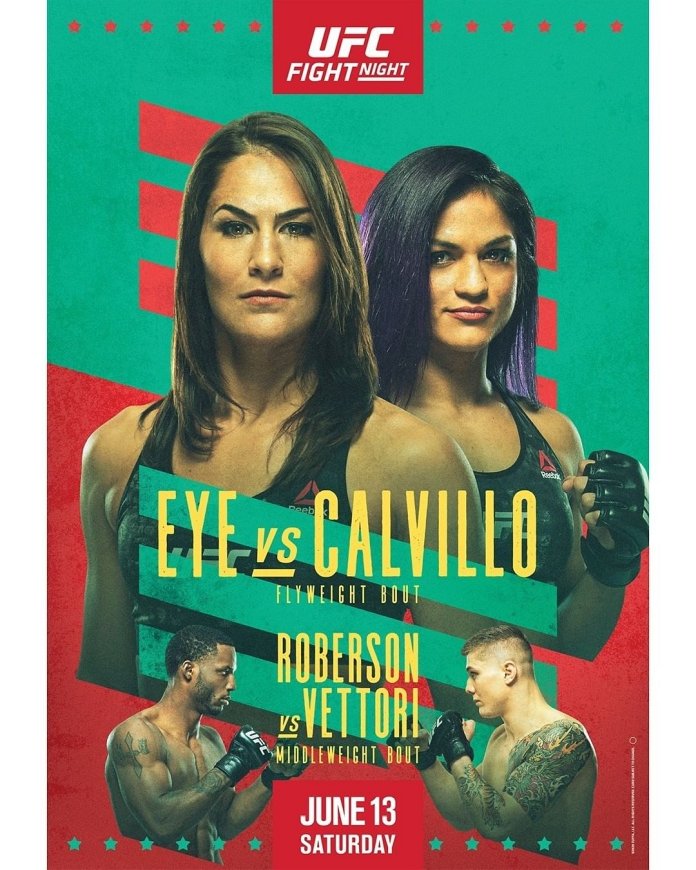 Official UFC on ESPN 10 poster