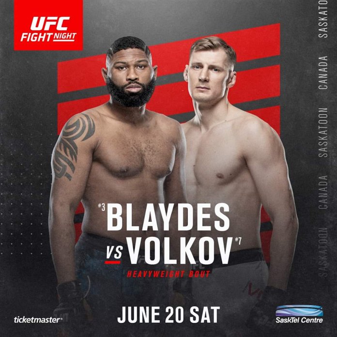 Blaydes vs. Volkov fight facts