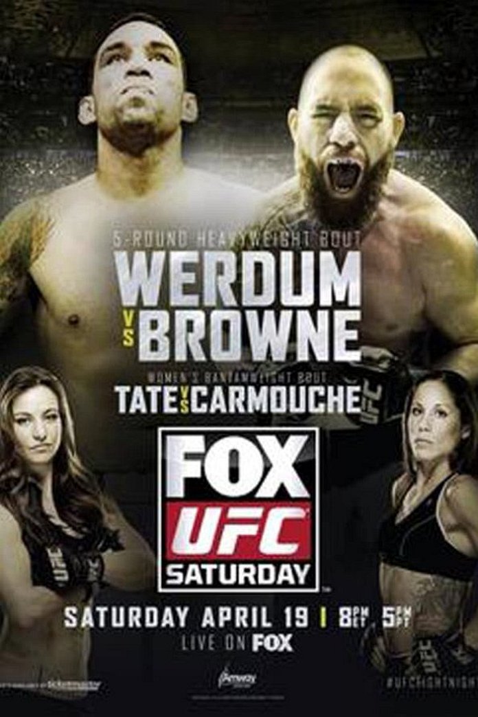 UFC on Fox 11: Werdum vs. Browne poster