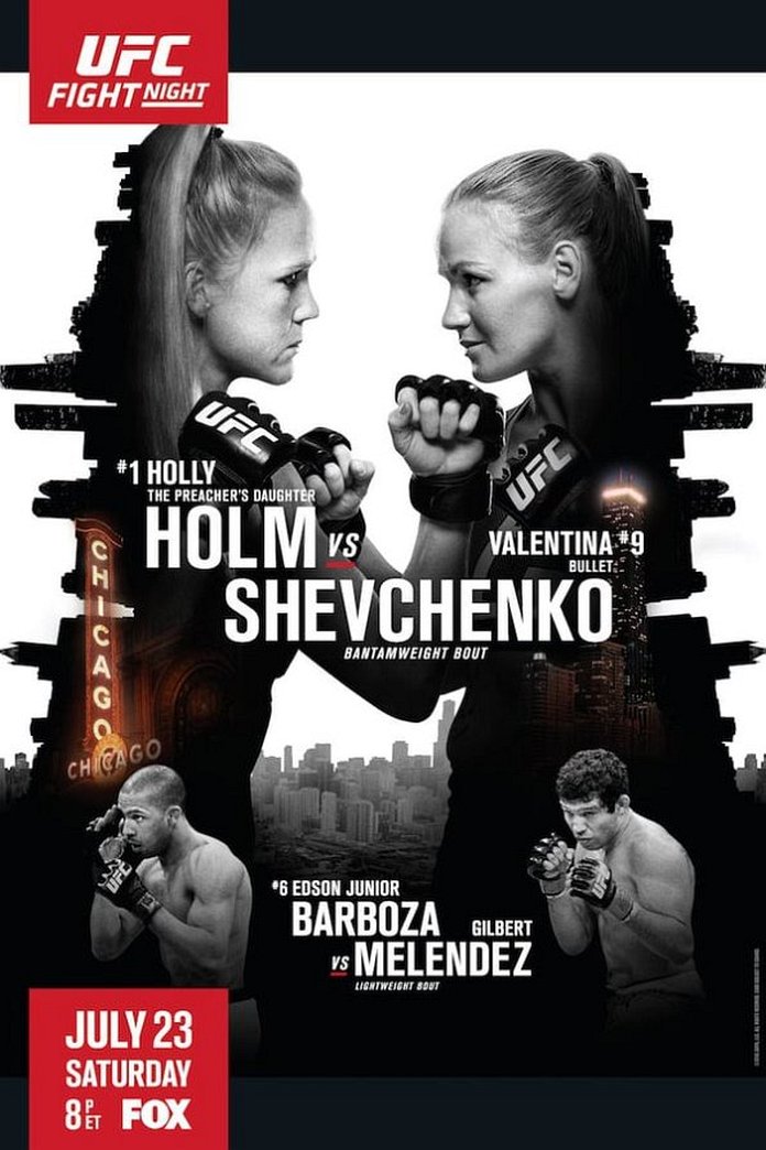 UFC on Fox 20: Holm vs. Shevchenko poster