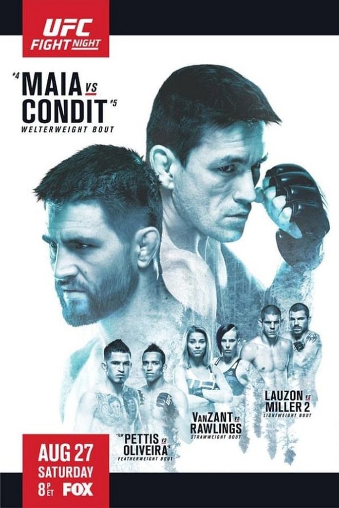 UFC on Fox 21 results poster