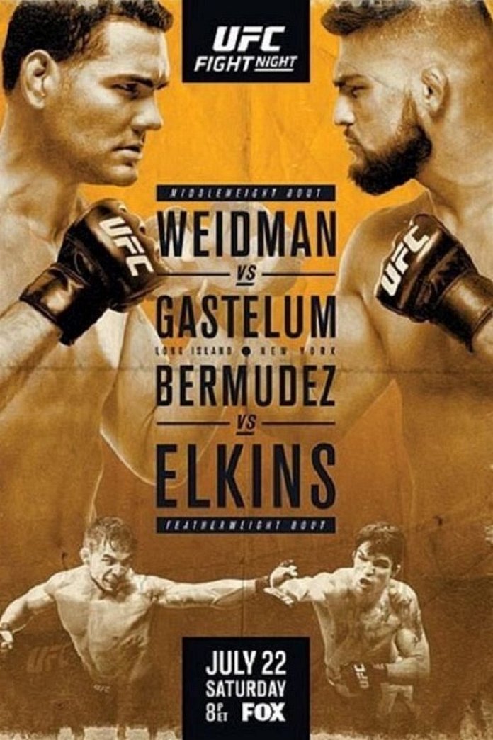 UFC on Fox 25: Weidman vs. Gastelum poster