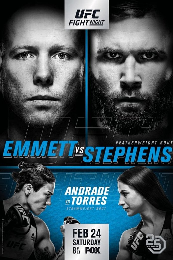 UFC on Fox 28: Emmett vs. Stephens poster