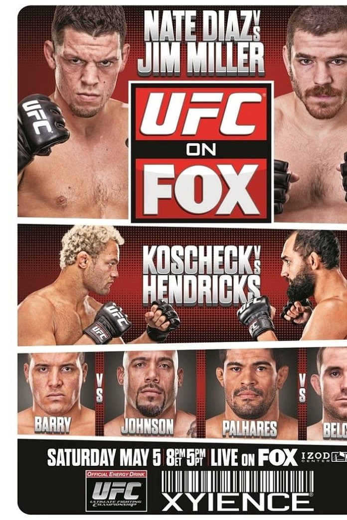 UFC on Fox 3: Diaz vs. Miller poster