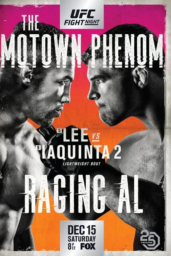 UFC on Fox 31 results poster