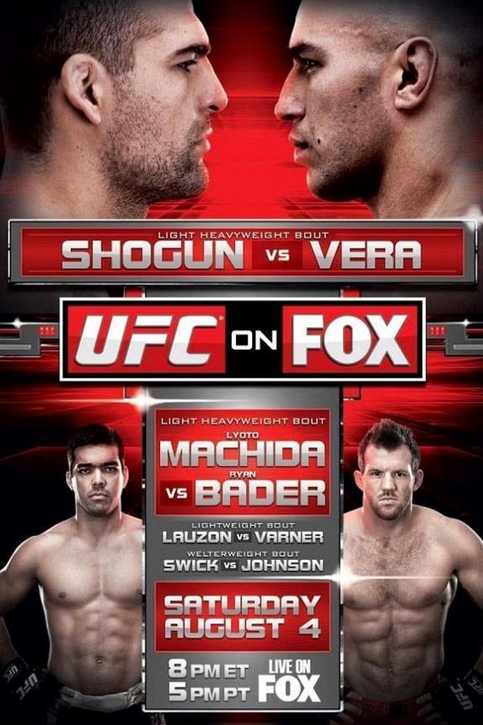 UFC on Fox 4: Shogun vs. Vera poster