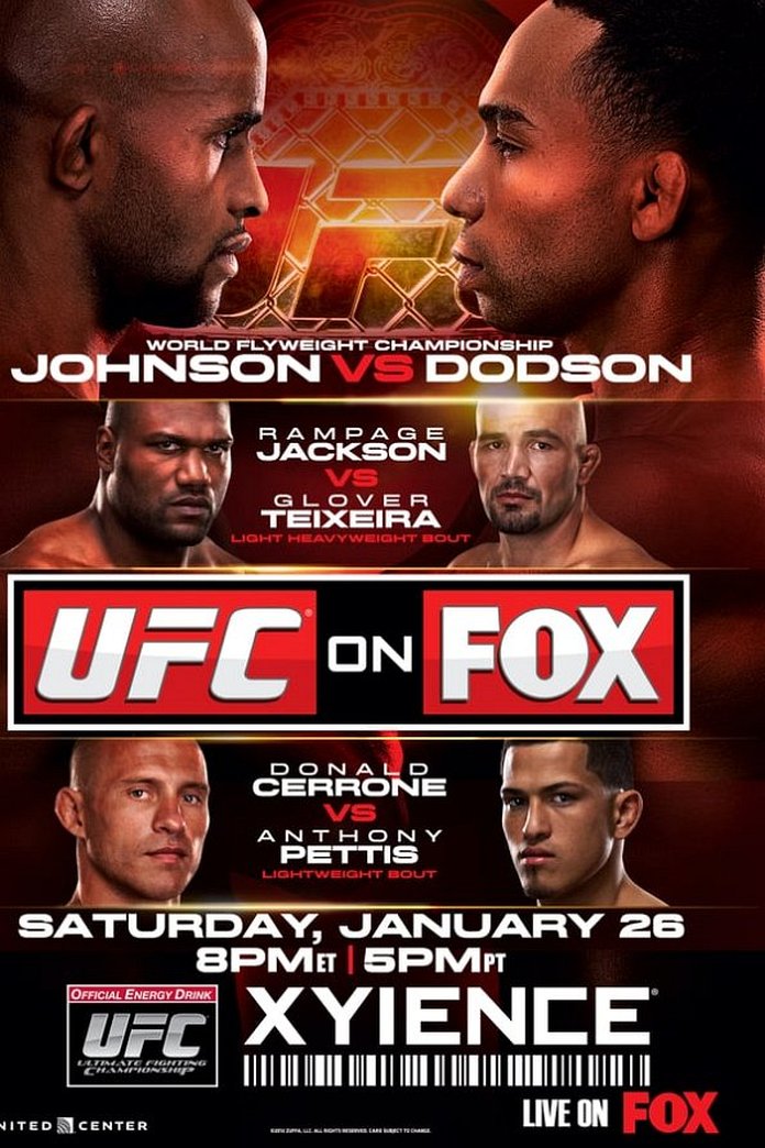 UFC on Fox 6: Johnson vs. Dodson poster