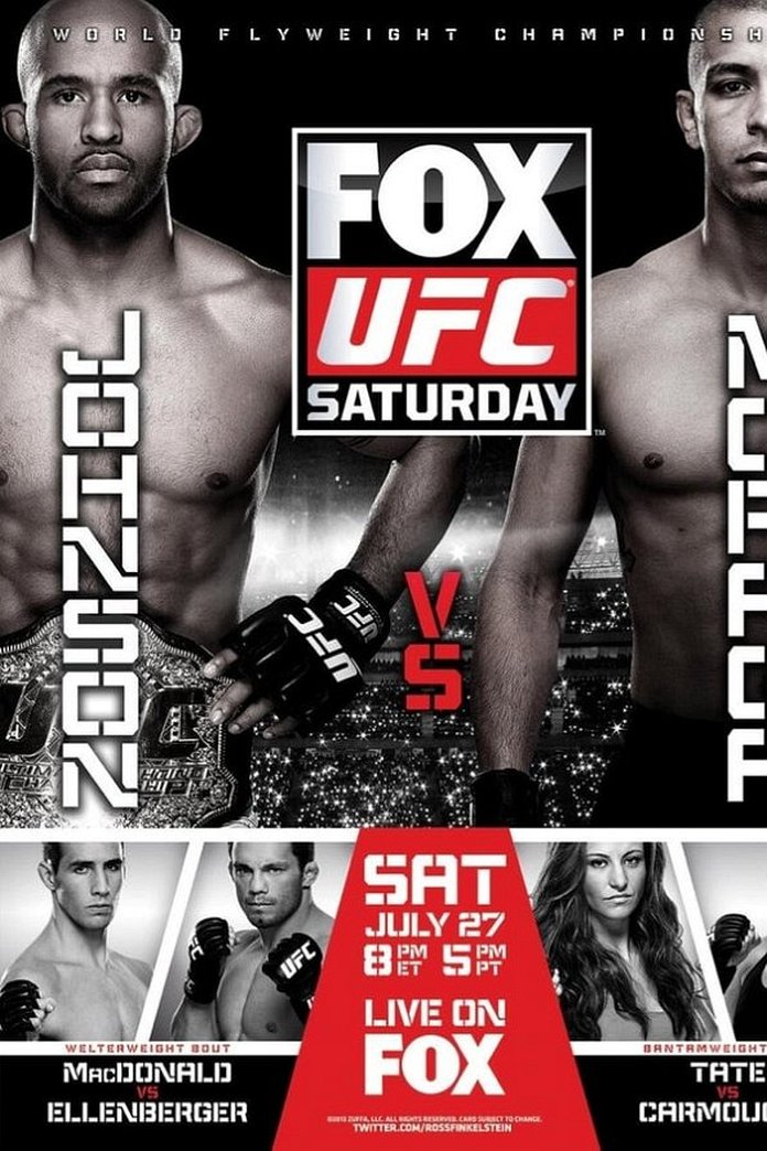 UFC on Fox 8: Johnson vs. Moraga poster