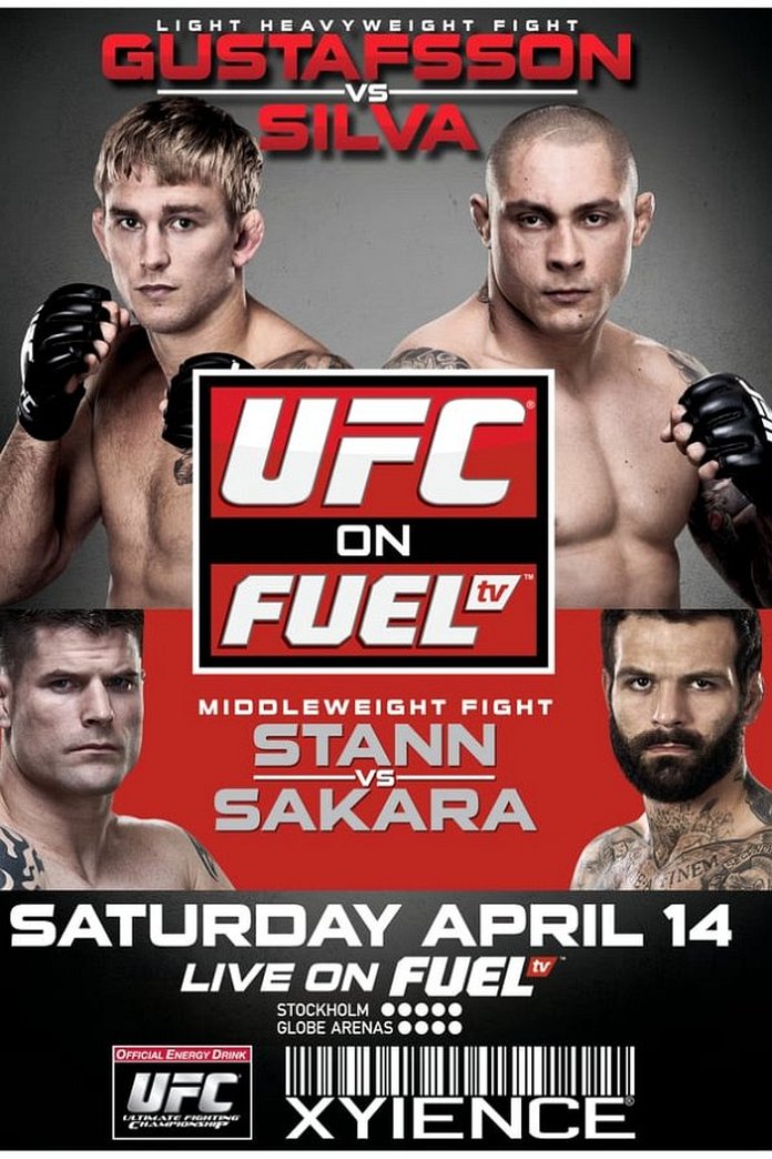 UFC on Fuel TV 2: Gustafsson vs. Silva poster