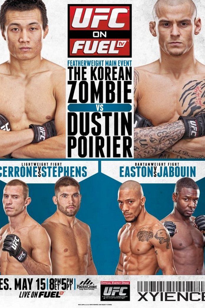 UFC on Fuel TV 3: Korean Zombie vs. Poirier poster
