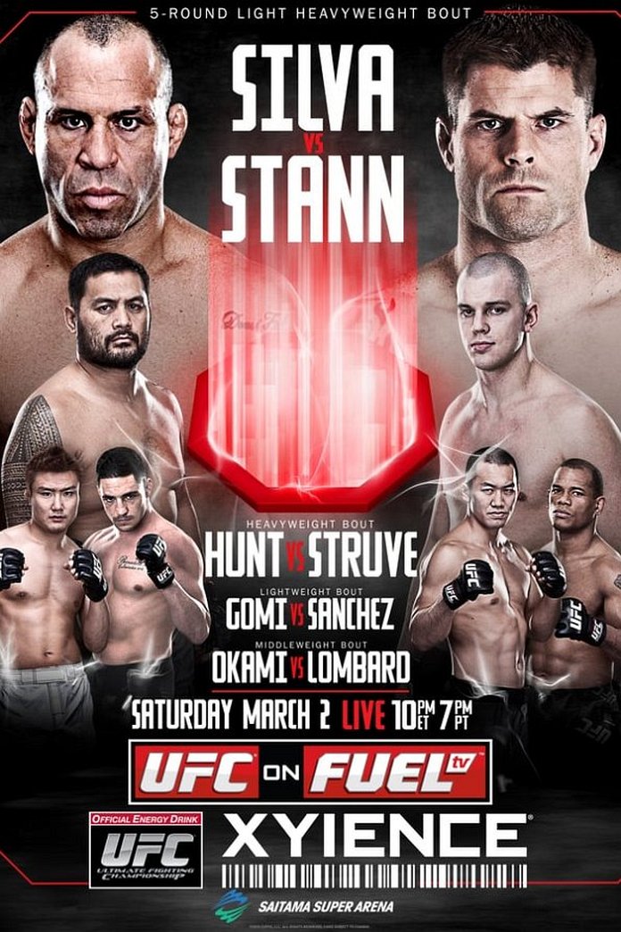 UFC on Fuel TV 8: Silva vs. Stann poster