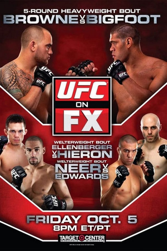 UFC on FX 5: Browne vs. Bigfoot poster