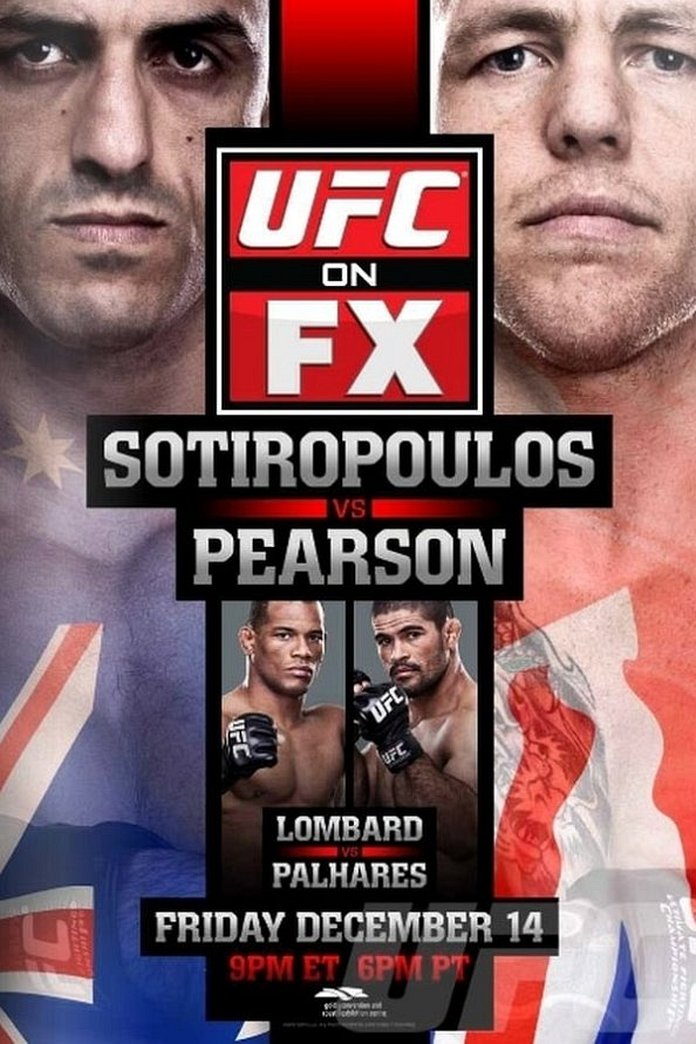 UFC on FX 6: Sotiropoulos vs. Pearson poster