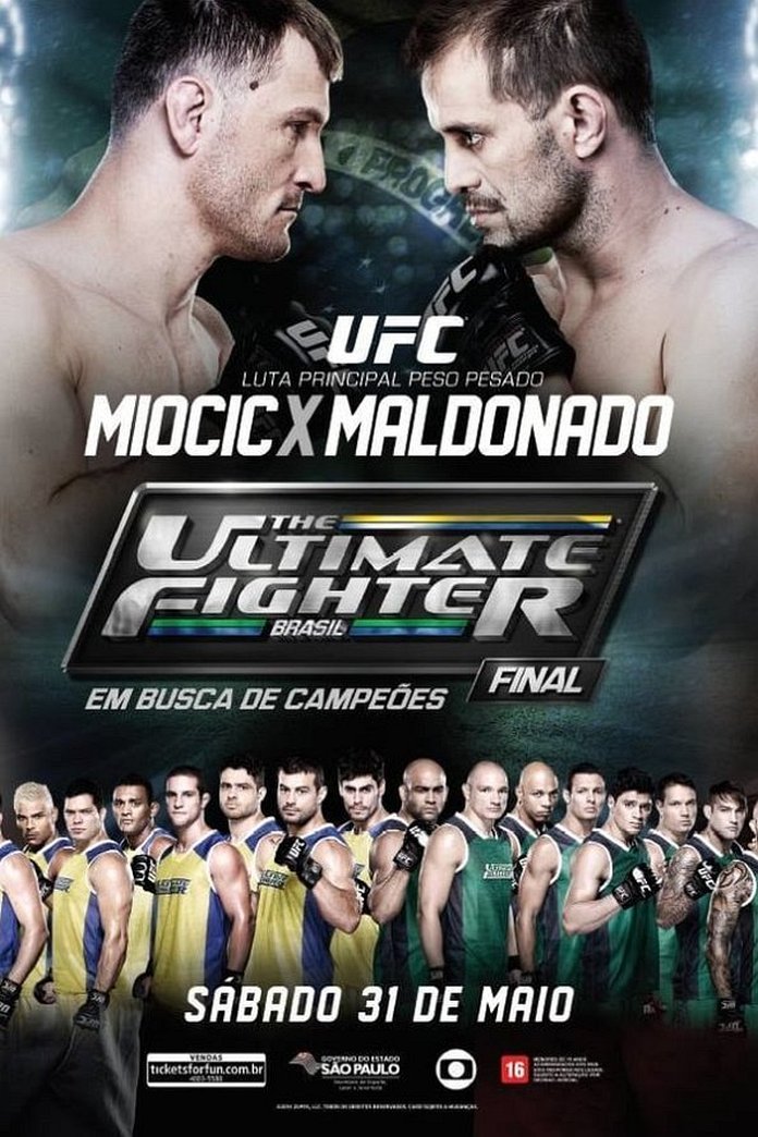 The Ultimate Fighter Brazil 3 Finale results poster