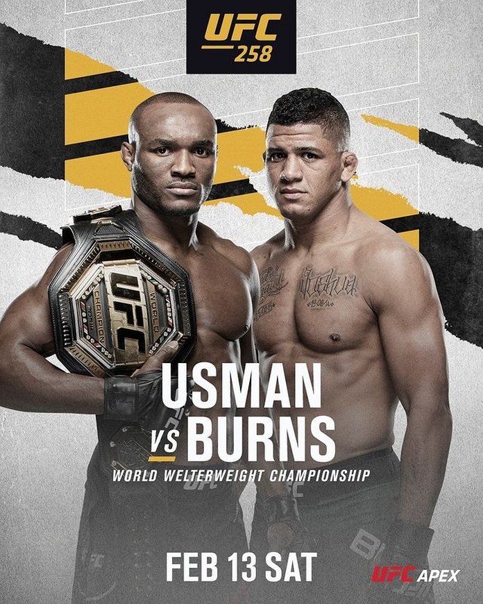 new UFC 258 poster