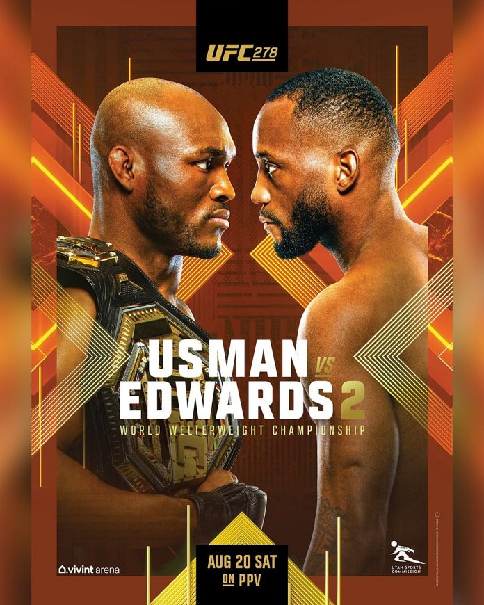 new Usman vs. Edwards 2 poster