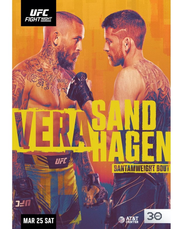 new Vera vs. Sandhagen poster