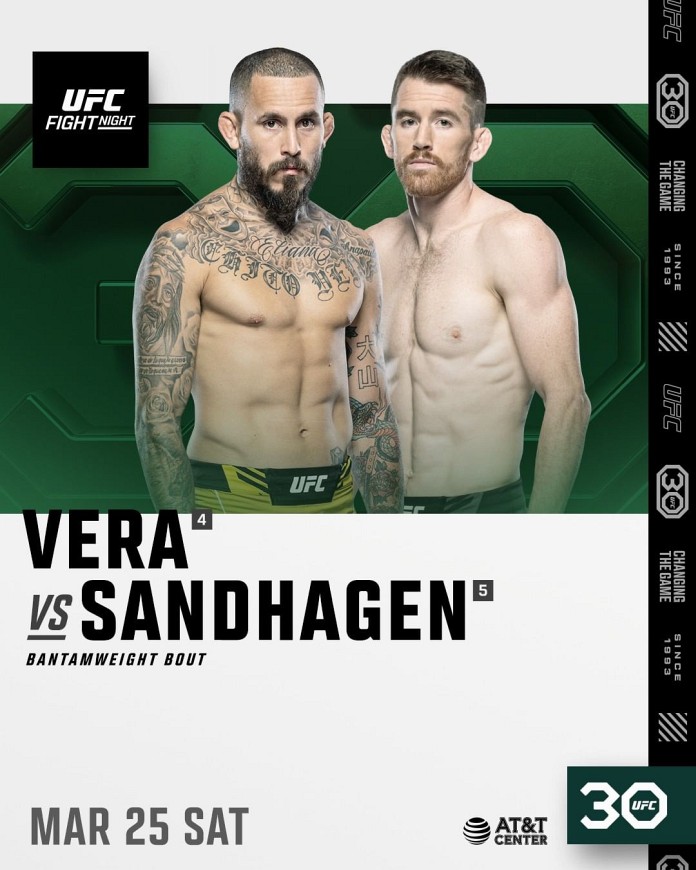 Marlon Vera vs. Cory Sandhagen fight preview