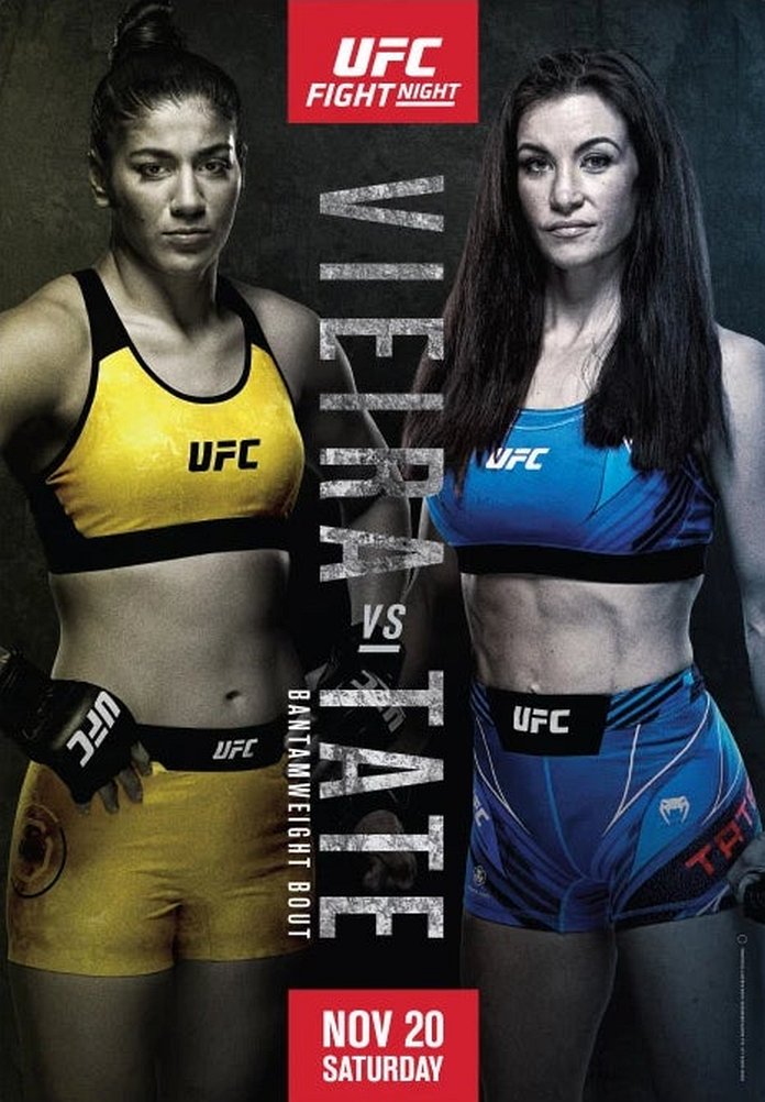 UFC Fight Night 203 Fight Card Poster UFC Fight Night 203 Fight Card Poster
