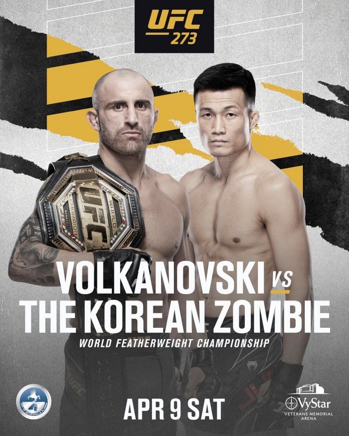 Volkanovski vs. The Korean Zombie fight facts