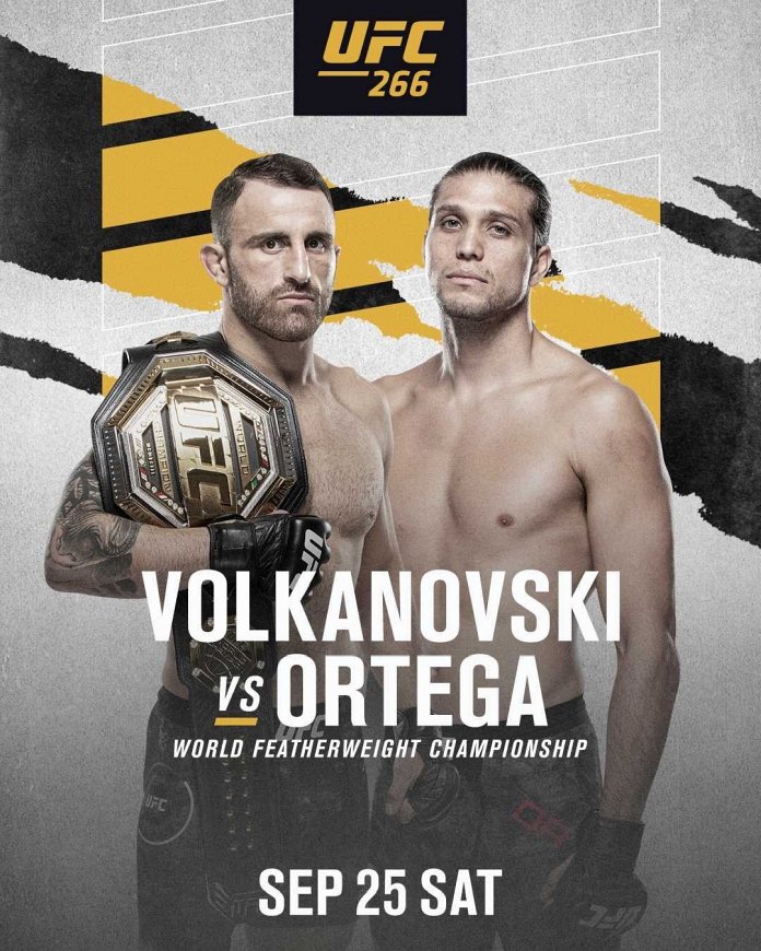 Volkanovski vs. Ortega fight facts