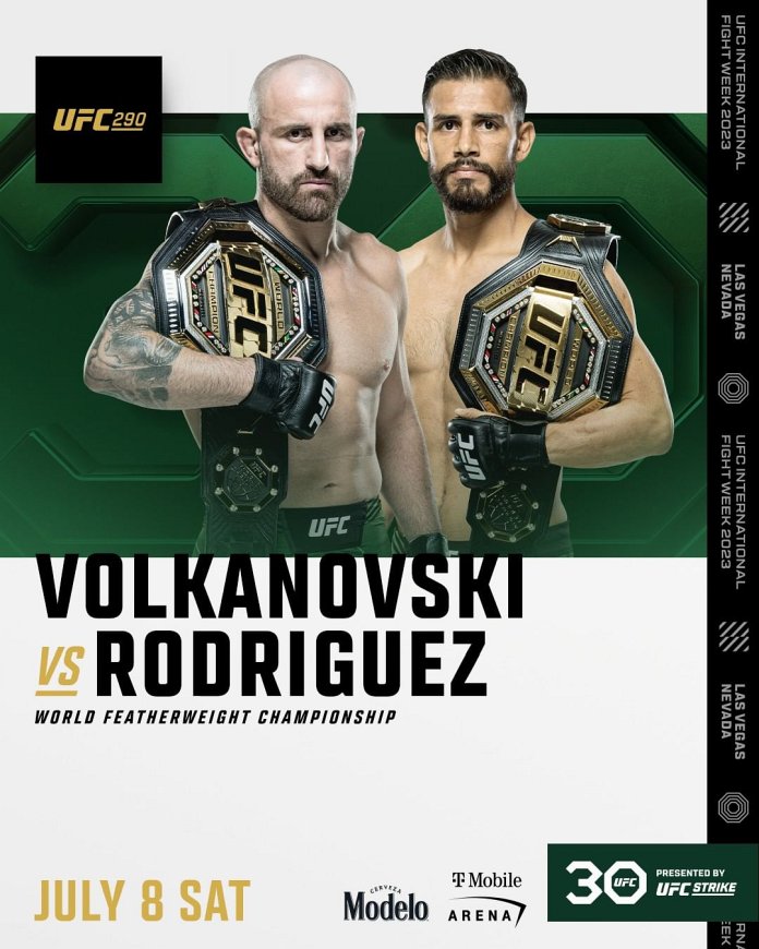 UFC 290 – Start Time, Date, TV Channel & Schedule