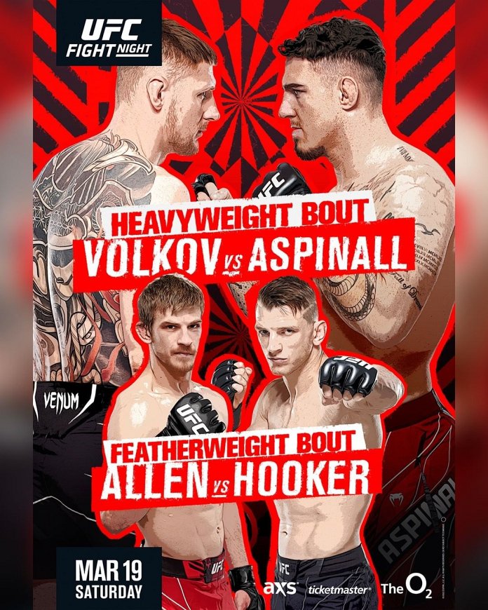 UFC on ESPN+ 62 Fight Card Poster UFC on ESPN+ 62 Fight Card Poster