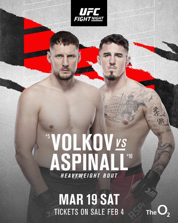 Volkov vs. Aspinall fight facts