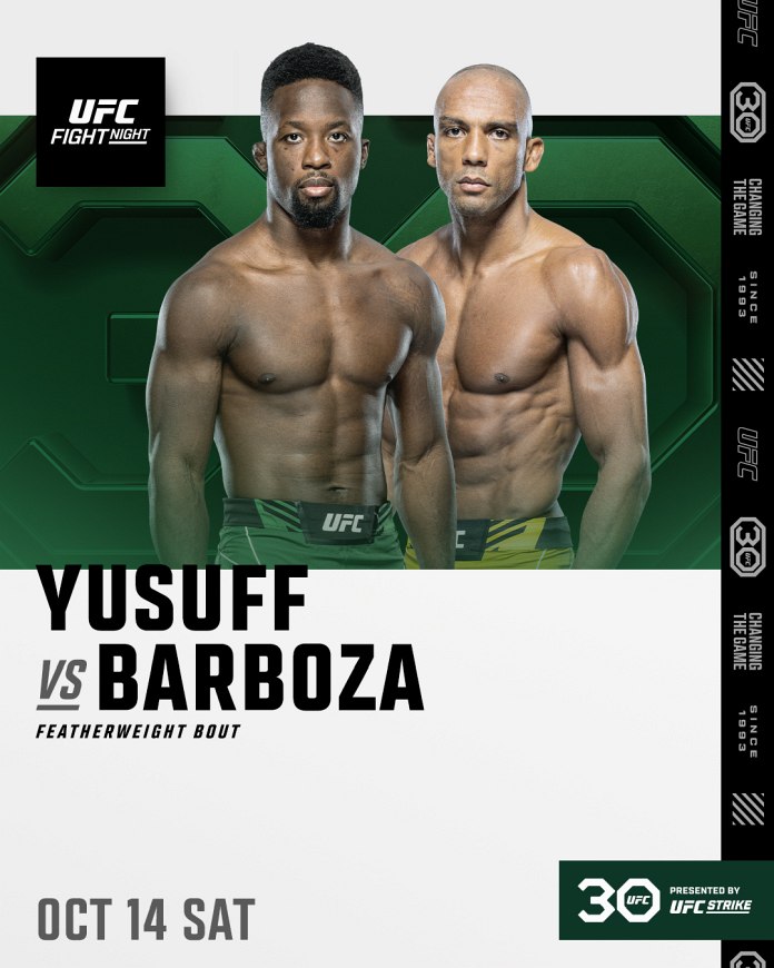 new Yusuff vs. Barboza poster